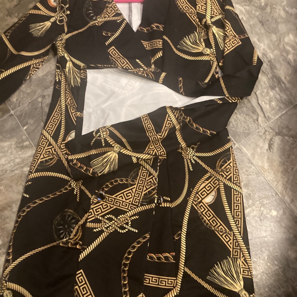 Double breasted blazer dress